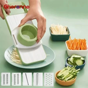 5 In 1 Multifunctional Vegetable Chopper (2 PCS)